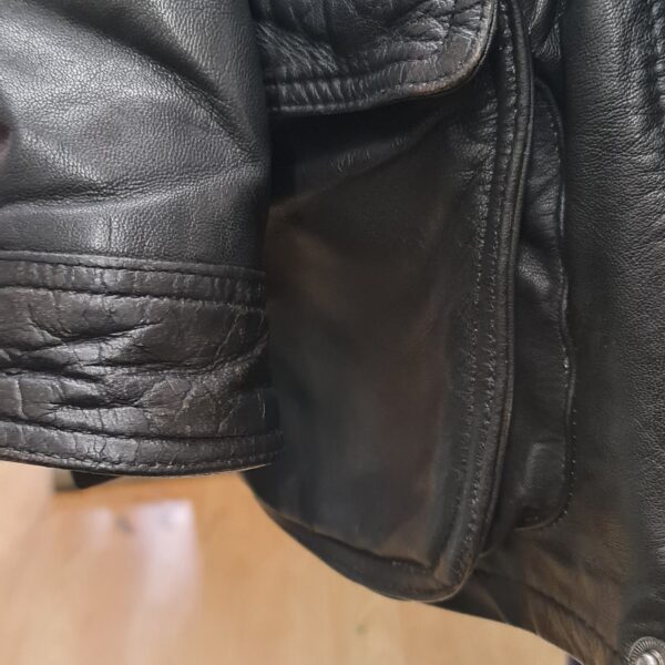 Teinture poches cuir - après